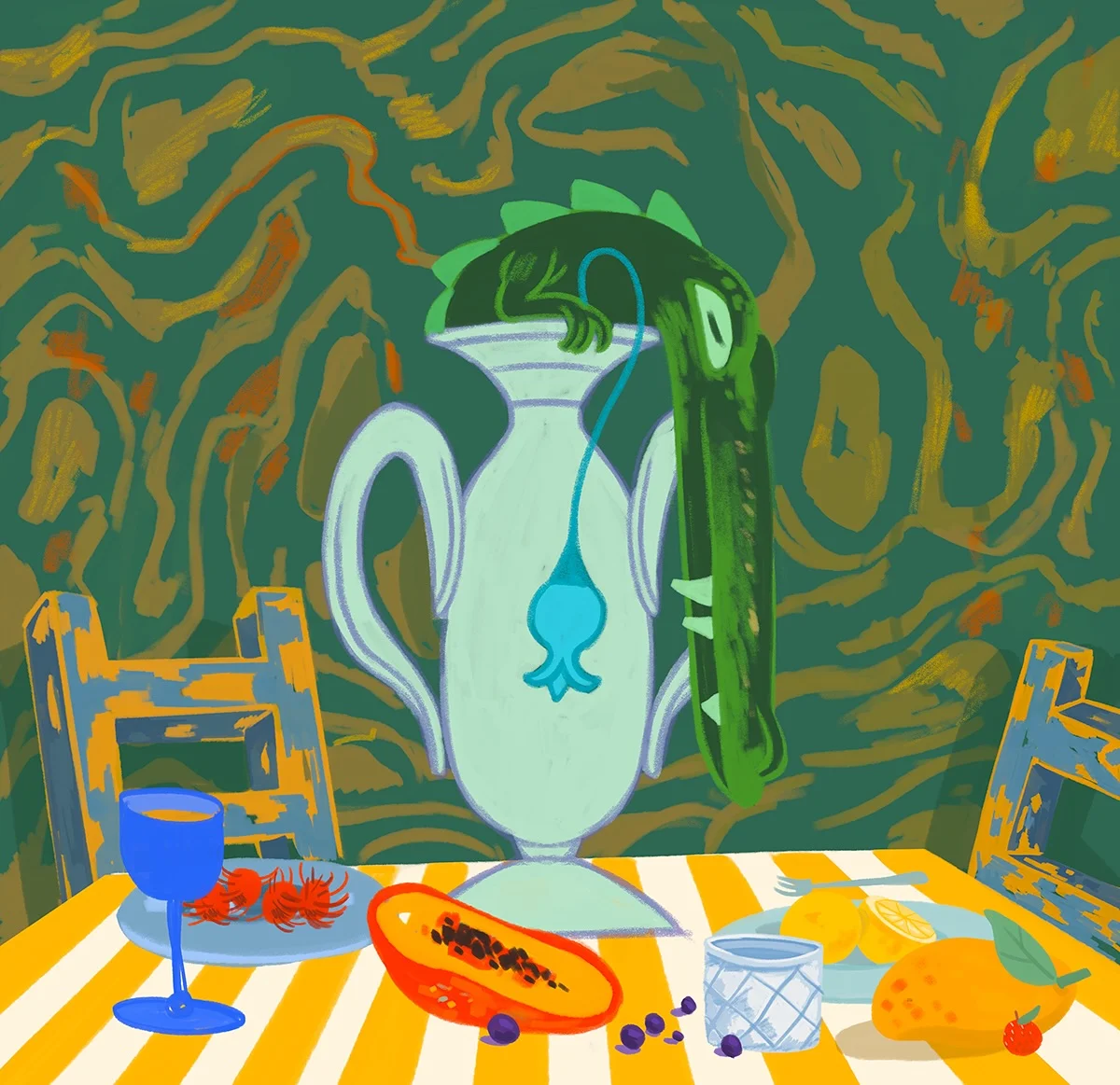 Nature morte · Illustration couleur