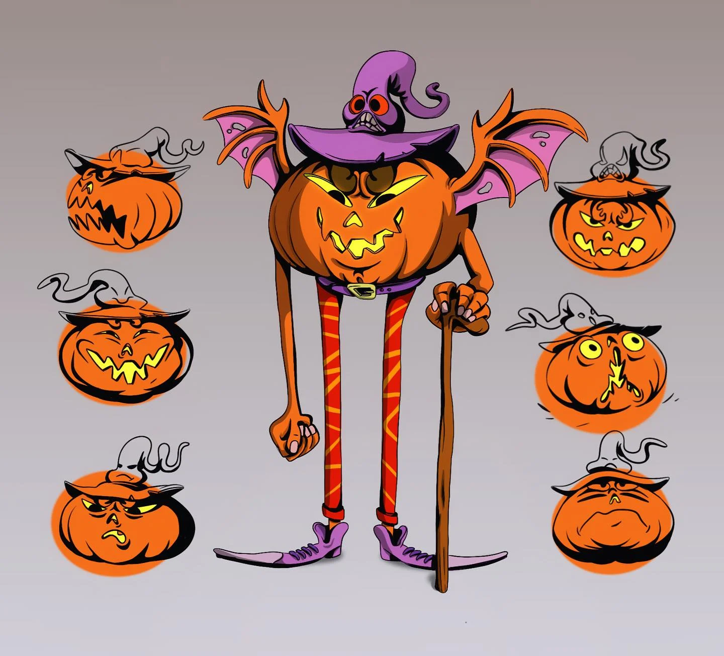 Citrouille · Fiche personnage · expressions