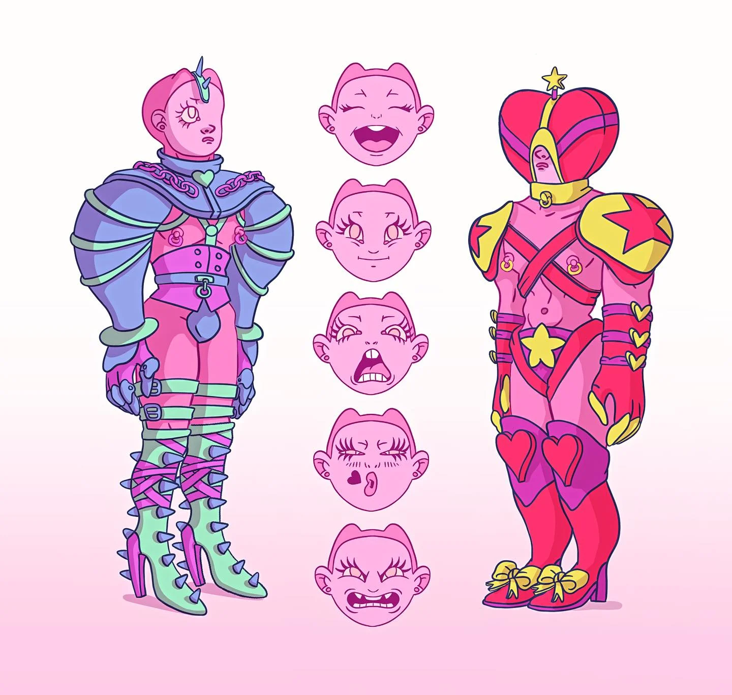 Personnage · Design & expressions