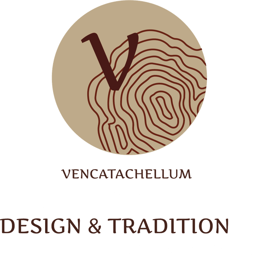 Version disque sable, V et veines brun foncé